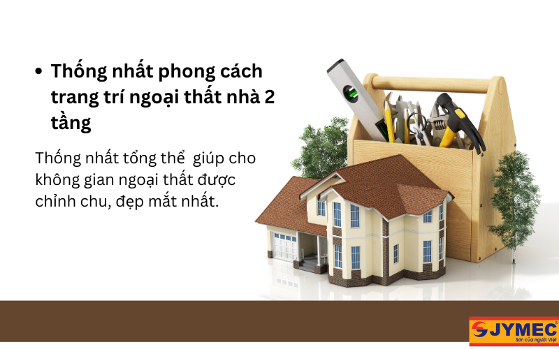Lưu ý về thống nhất phong cách trang trí ngoại khi thiết kế