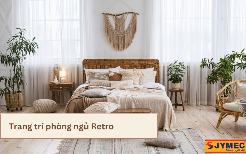 Phòng ngủ Retro ấn tượng