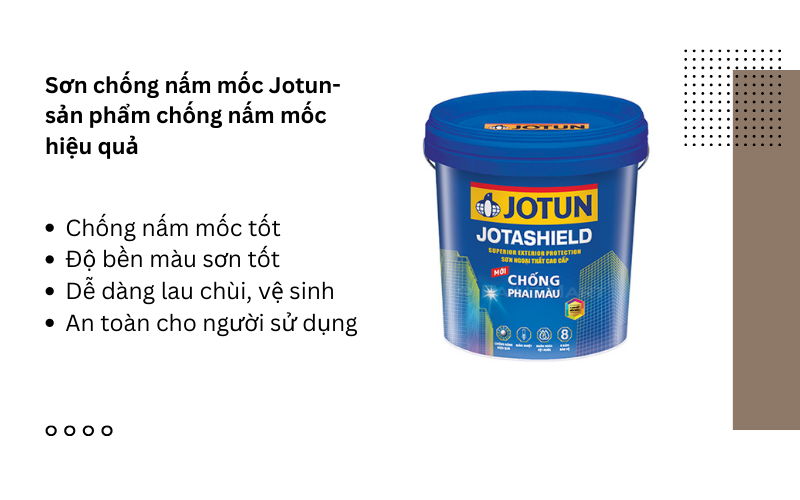 Sơn Jotun giúp hạn chế tường mốc