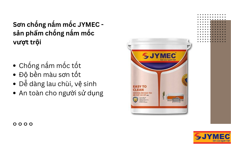 Sơn chống nấm mốc thương hiệu JYMEC