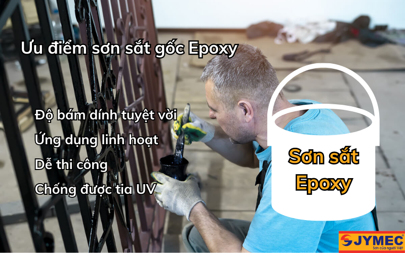 Sơn sắt Epoxy có ưu điểm gì vượt trội?