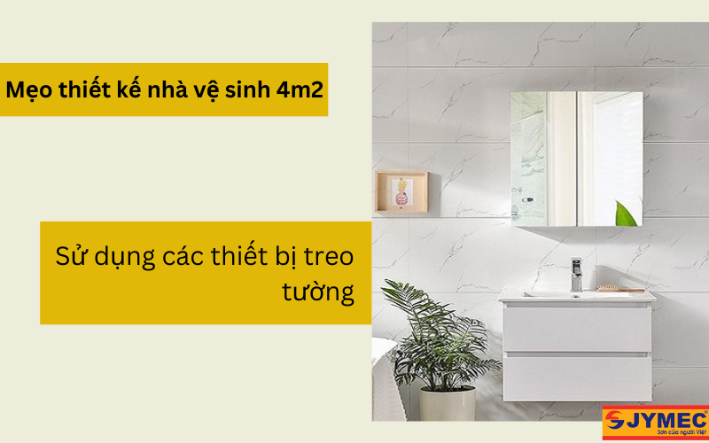 Sử dụng các thiết bị treo tường trong thiết kế