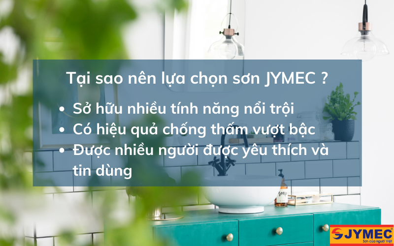 Tại sao nên lựa chọn sơn chống thấm nhà vệ sinh JYMEC?
