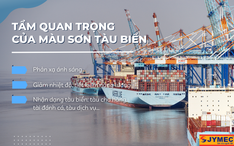 Tầm quan trọng của màu sơn cho tàu thuyền trên biển