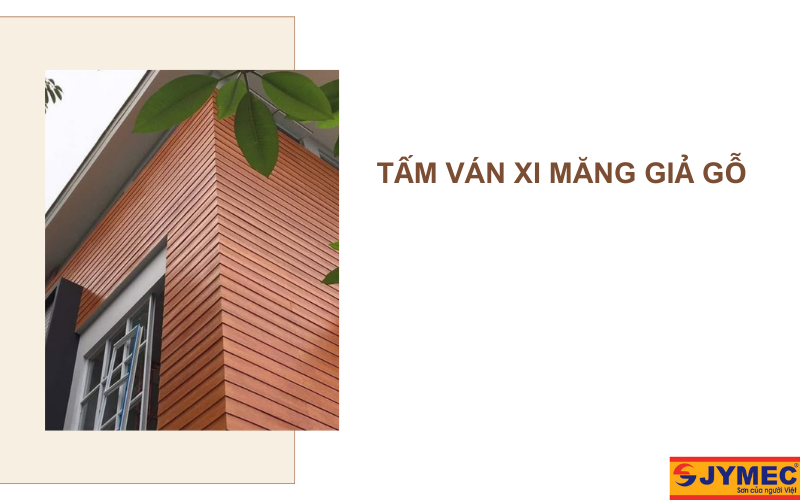 Tấm ván xi măng giả gỗ