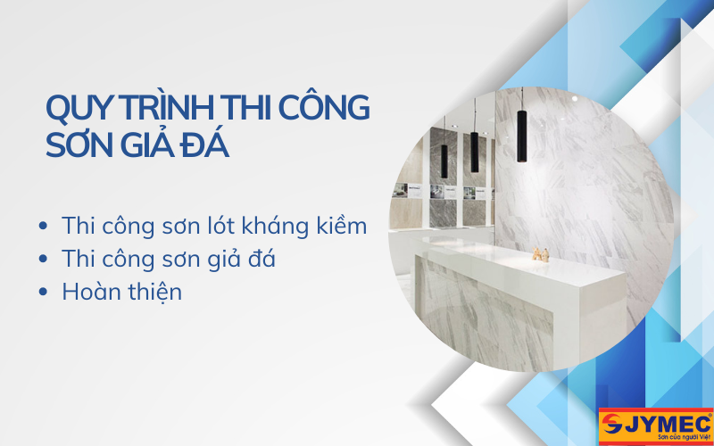 Quy trình thi công sơn đá