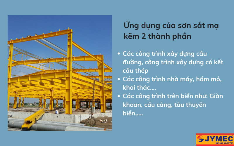 Những ứng dụng của sơn sắt 2 thành phần