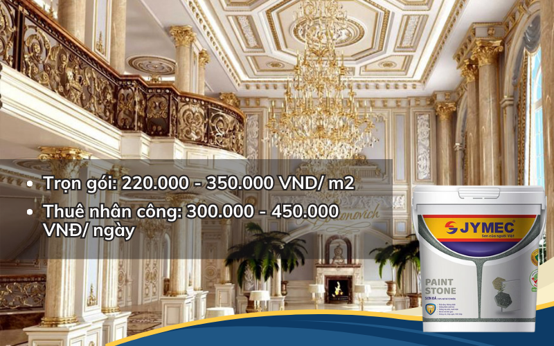 Chi phí thi công sơn giả đá đắt không