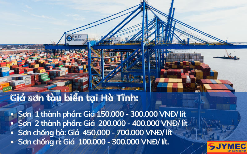 Phân khúc giá sơn tàu biển tại Hà Tĩnh