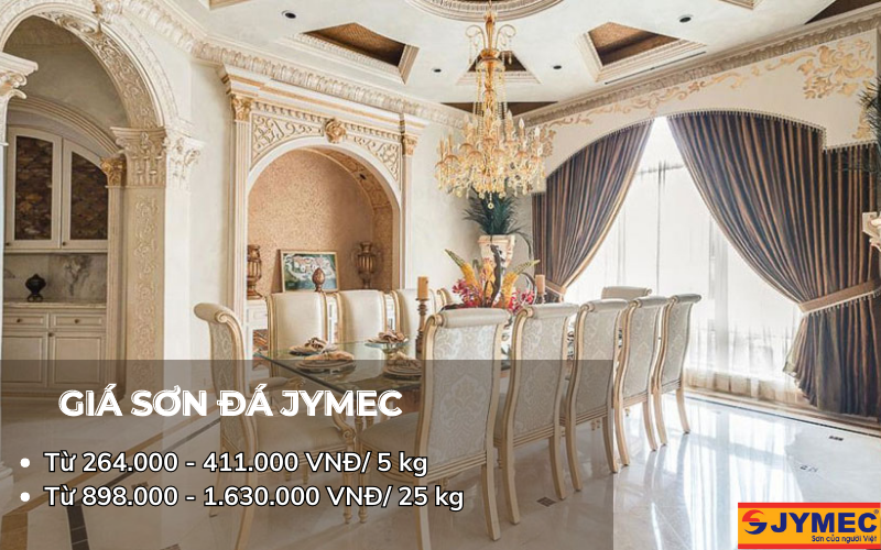 Giá sơn đá JYMEC hiện nay