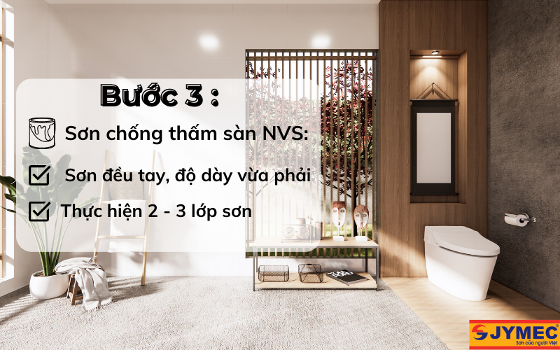 Tiến hành thi công chống thấm WC