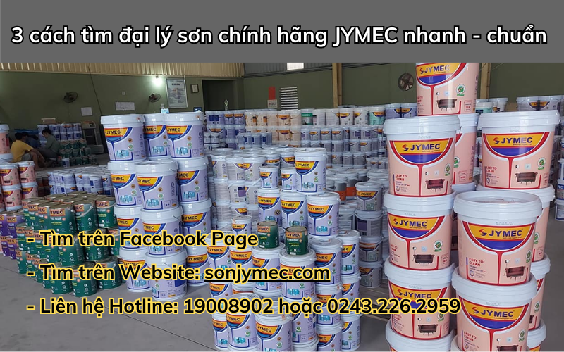 Cách tìm đại lý sơn chính hãng JYMEC