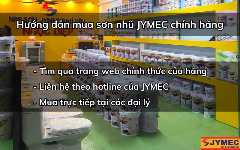 Hướng dẫn mua sơn nhũ JYMEC