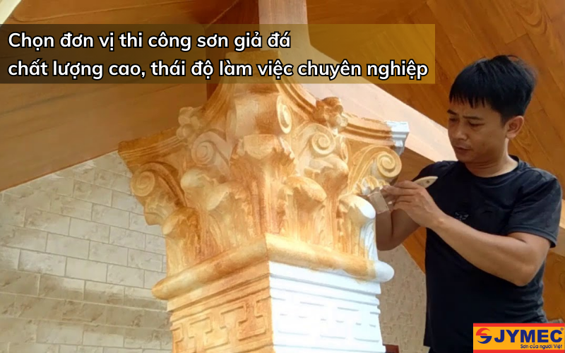 Chọn đơn vị thi công sơn giả đá như thế nào?