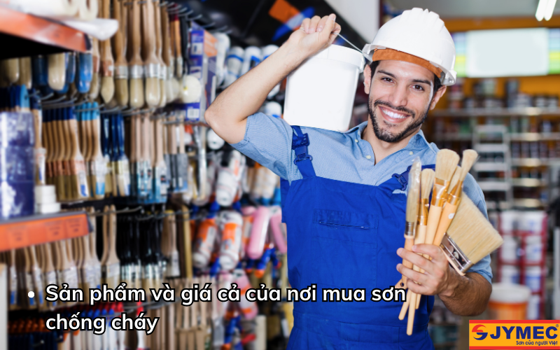 Sản phẩm và giá cả của nơi mua sơn