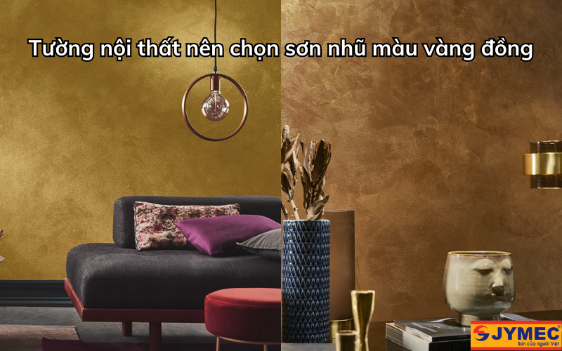 Ứng dụng sơn nhũ trong trang trí nội thất