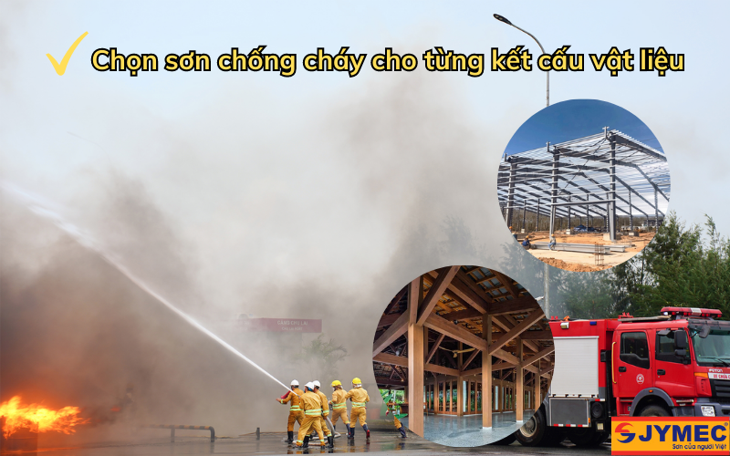 Chọn sơn phù hợp với kết cấu vật liệu