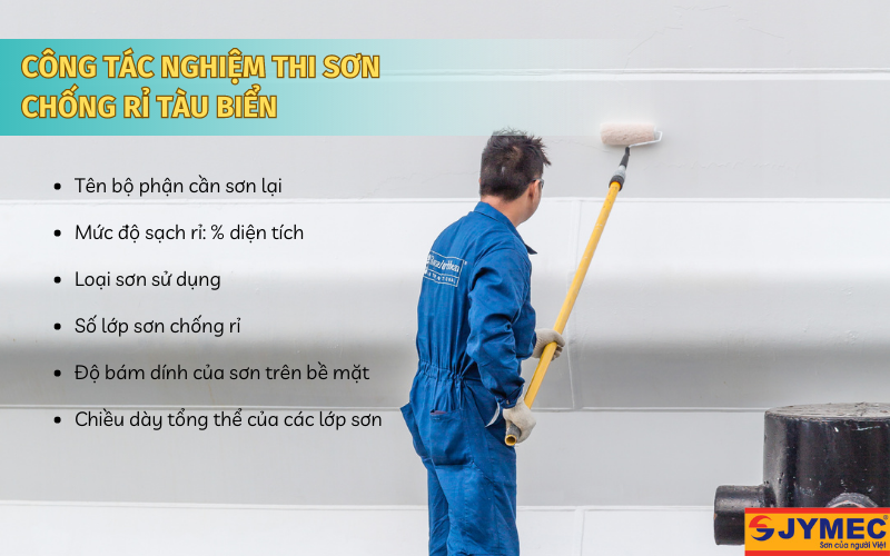 Công tác nghiệm thu sơn tàu biển