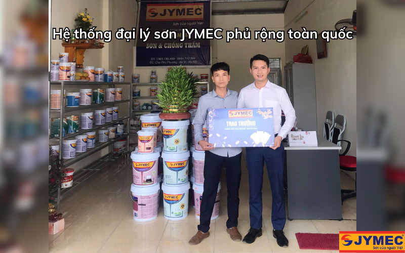 Đại lý sơn JYMEC phủ khắp 3 miền tổ quốc