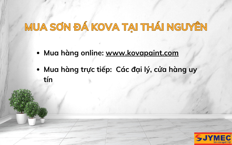 Nơi bán sơn đá Kova ở Thái Nguyên