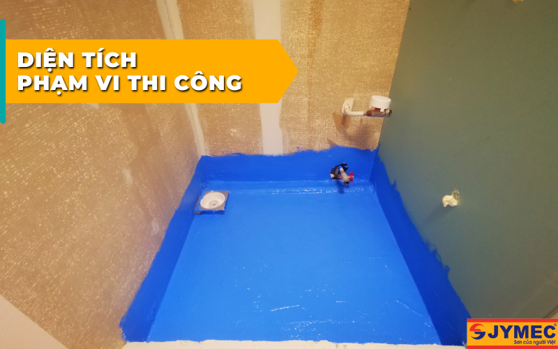 Diện tích thi công tác động trực tiếp tới giá thành 