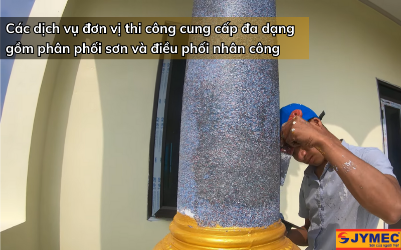 Chọn đơn vị thi công sơn giả đá đa dạng dịch vụ