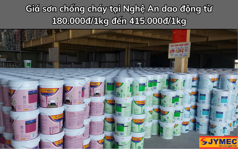 Giá sơn chống cháy tại Nghệ An