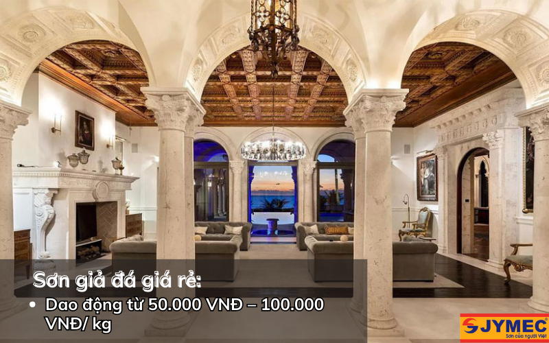 Phân khúc giá sơn giả đá