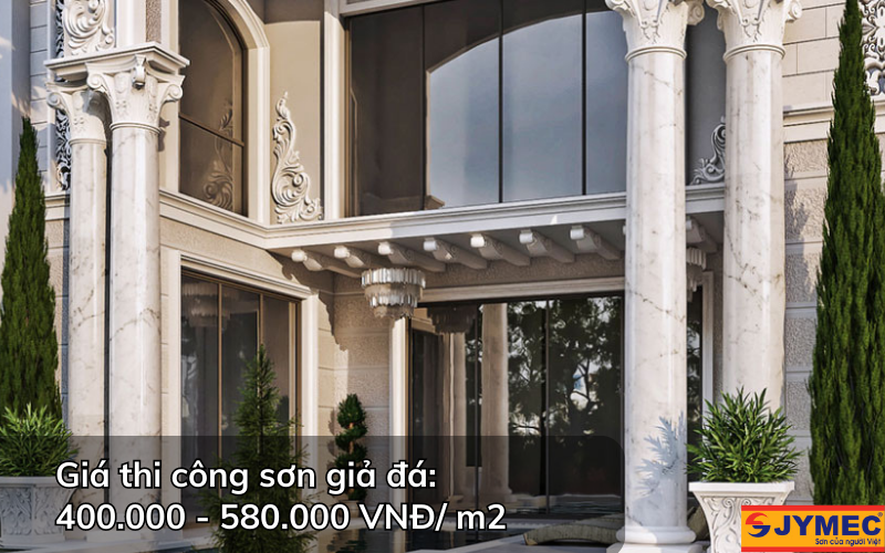 Giá thi công sơn giả đá trên thị trường