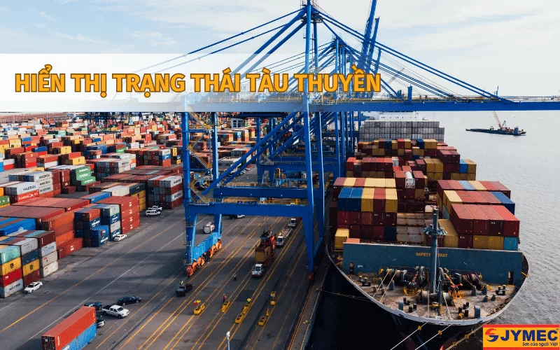Màu sắc tàu thuyền giúp hiện thị tình trạng tàu thuyền