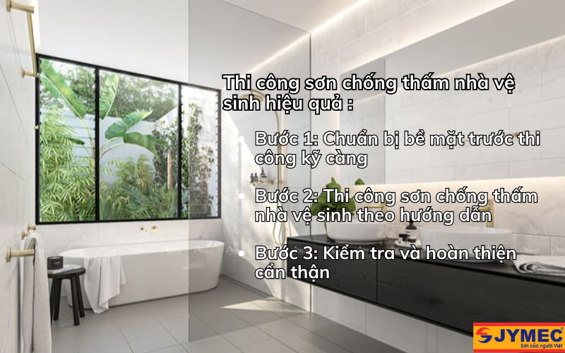 Thi công sơn chống thấm WC
