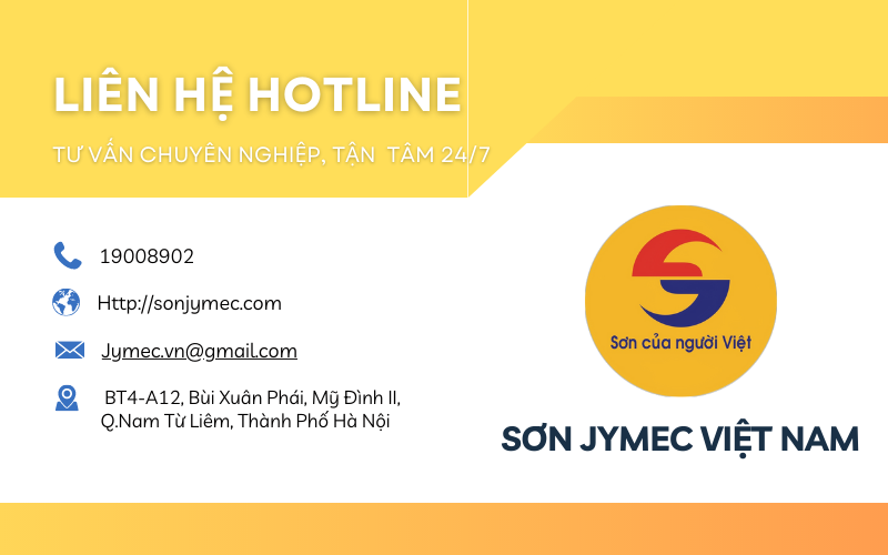 Liên hệ trực tiếp qua hotline của JYMEC để mua sơn