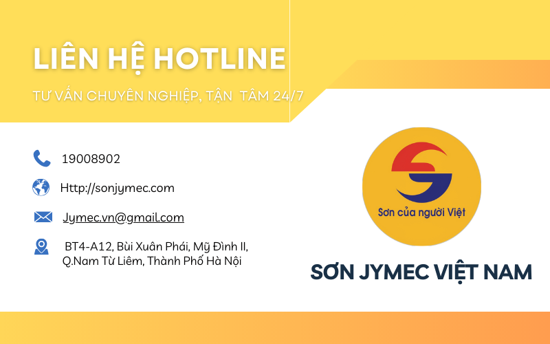 Liên hệ trực tiếp tới Hotline của JYMEC để mua sơn