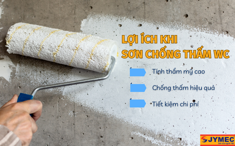 Lợi ích khi thi công sơn chống thấm WC