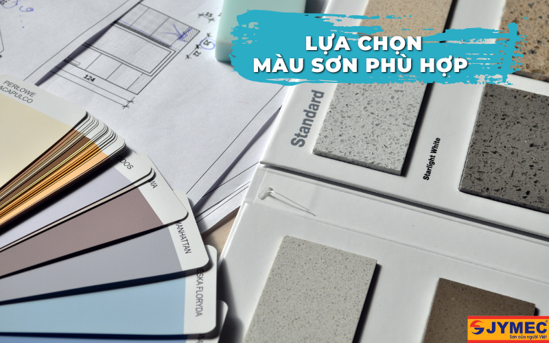 Cần lựa chọn màu sơn phù hợp với căn nhà