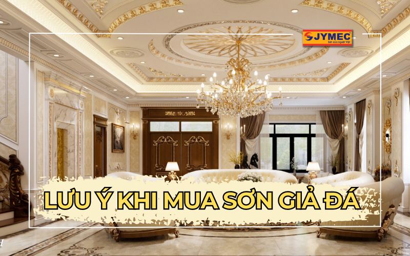 Lưu ý khi mua sơn giả đá để có những công trình bền đẹp 