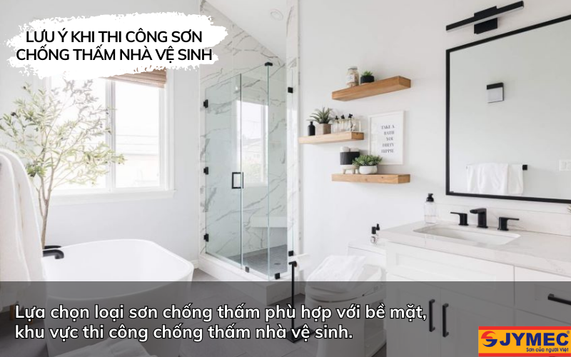 Lựa chọn sơn chống thấm nhà vệ sinh như thế nào