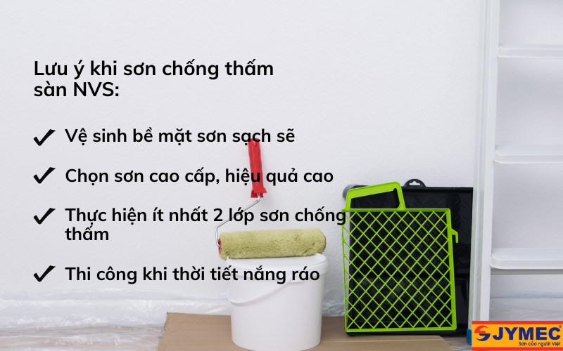 Lưu ý khi sơn chống thấm sàn WC