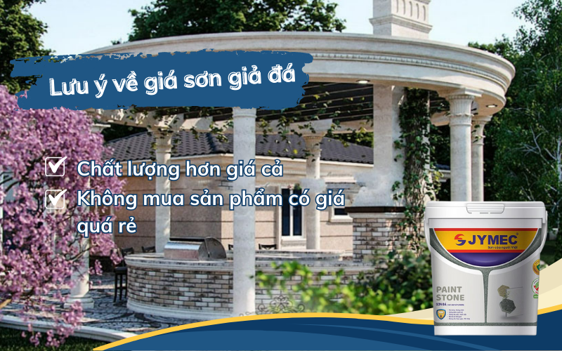 Lưu ý về giá thành sơn giả đá