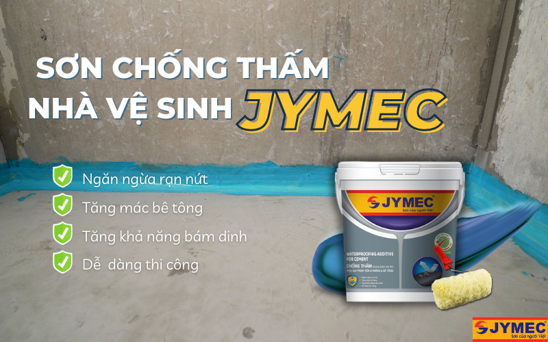 Lý do nên mua sơn chống thấm nhà vệ sinh JYMEC
