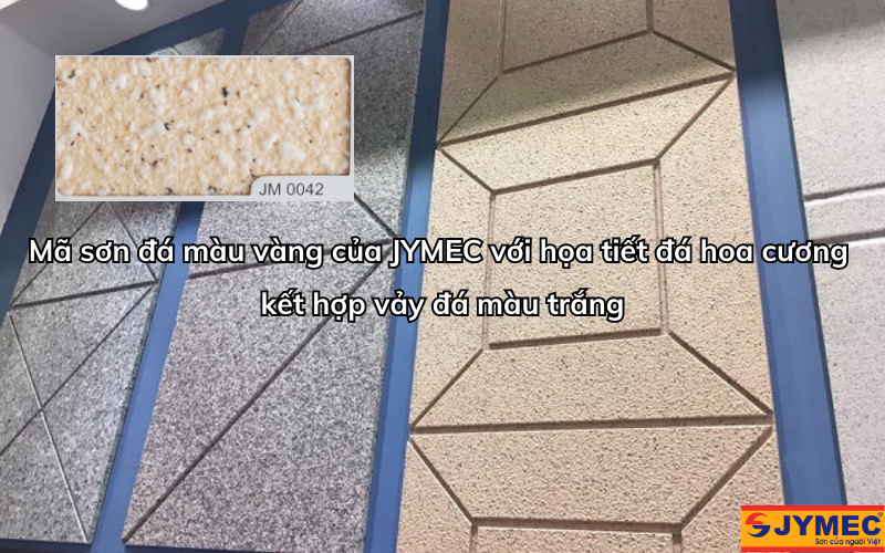 Sơn đá JYMEC với họa tiết hoa cương