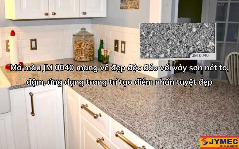 Sơn đá JYMEC với mã màu độc lạ
