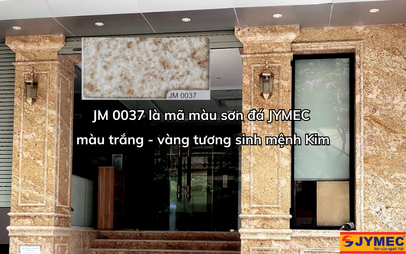 Sơn đá JYMEC với mã màu vàng đẹp nhất cho mệnh Kim