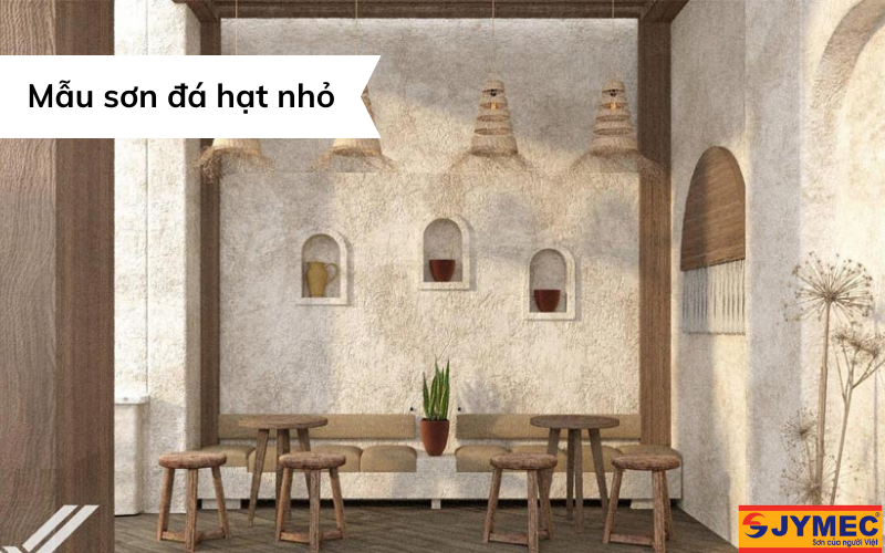 Mẫu trang trí sơn đá hạt nhỏ đẹp mắt