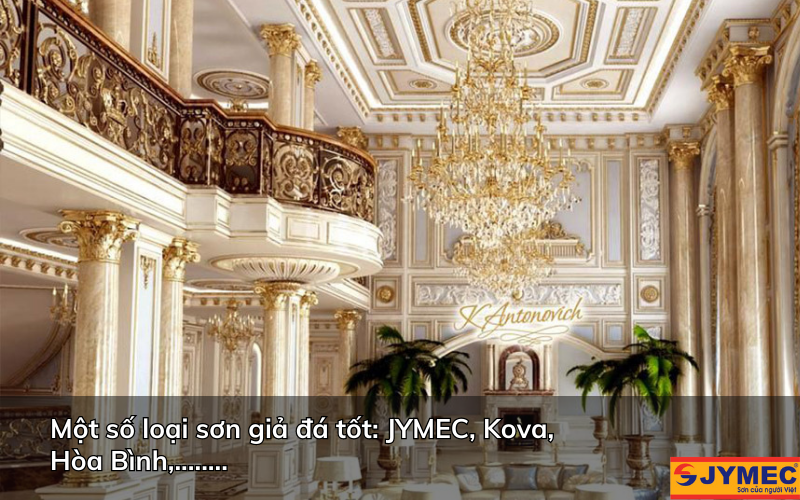 Một số loại sơn giả đá tốt nên lựa chọn sử dụng