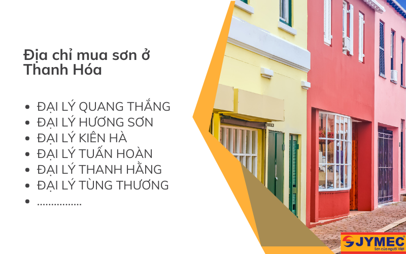 Một số địa chỉ mua sơn chống nấm mốc JYMEC tại Thanh Hóa