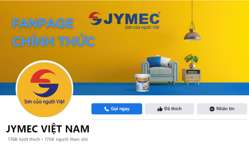 Mua sơn qua Fanpage của hãng