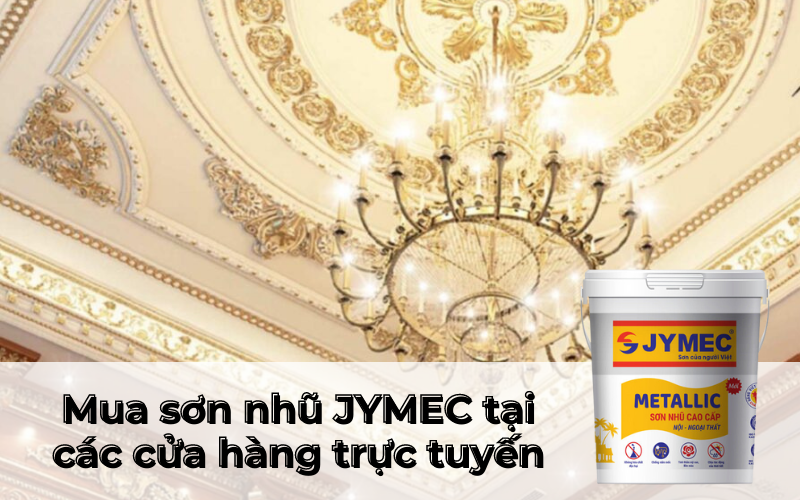 Mua sơn nhũ JYMEC tại các cửa hàng trực tuyến