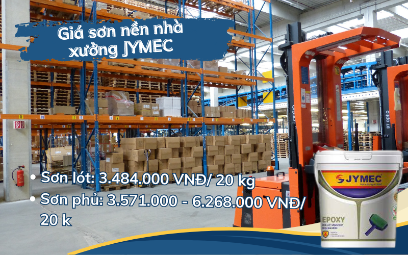 Giá sơn nền nhà xưởng JYMEC