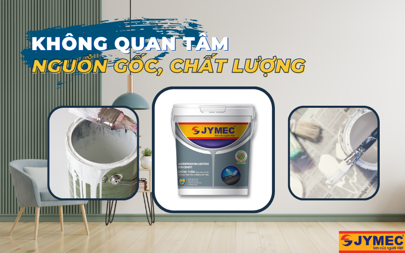 Khi mua sơn nhiều người không quan tâm tới nguồn gốc sơn